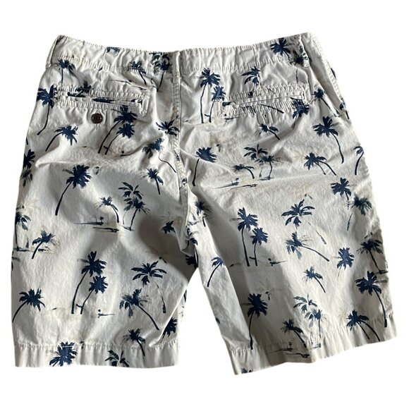 Men's Arizona Jean Co flat front shorts palm tree sz 36 Cotton walking bermuda - Picture 3 of 6